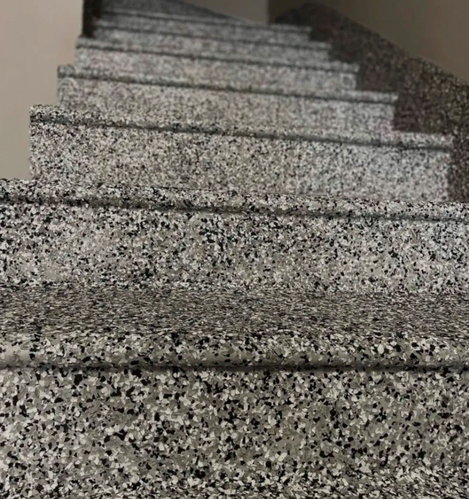 Флоки с эпоксидной слой